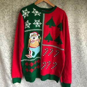 Women’s Ugly Christmas Sweater, Size XXL